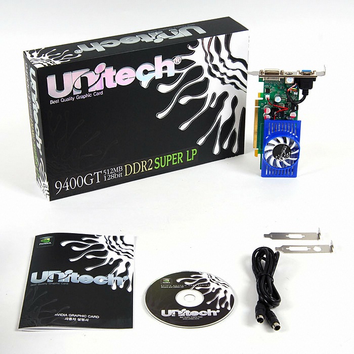 유니텍전자 지포스 9400GT SUPER DDR2 512MB LP_이미지