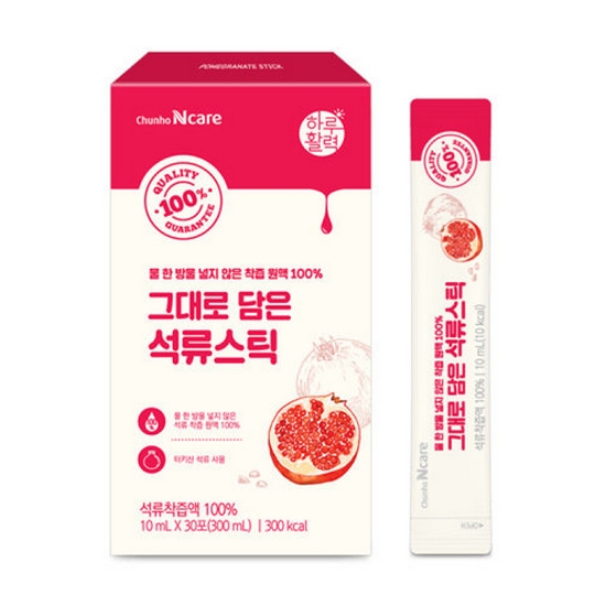 천호엔케어 하루활력 그대로 담은 석류스틱 30스틱 (2개)