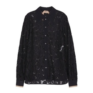   N21 여성 레이스 블라우스 블랙 N2101FRBL006BK 상품이미지