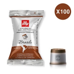 <b>일리</b> 모노아라비카 브라질 싱글플로우팩 <b>캡슐</b>커피 100<b>캡슐</b>