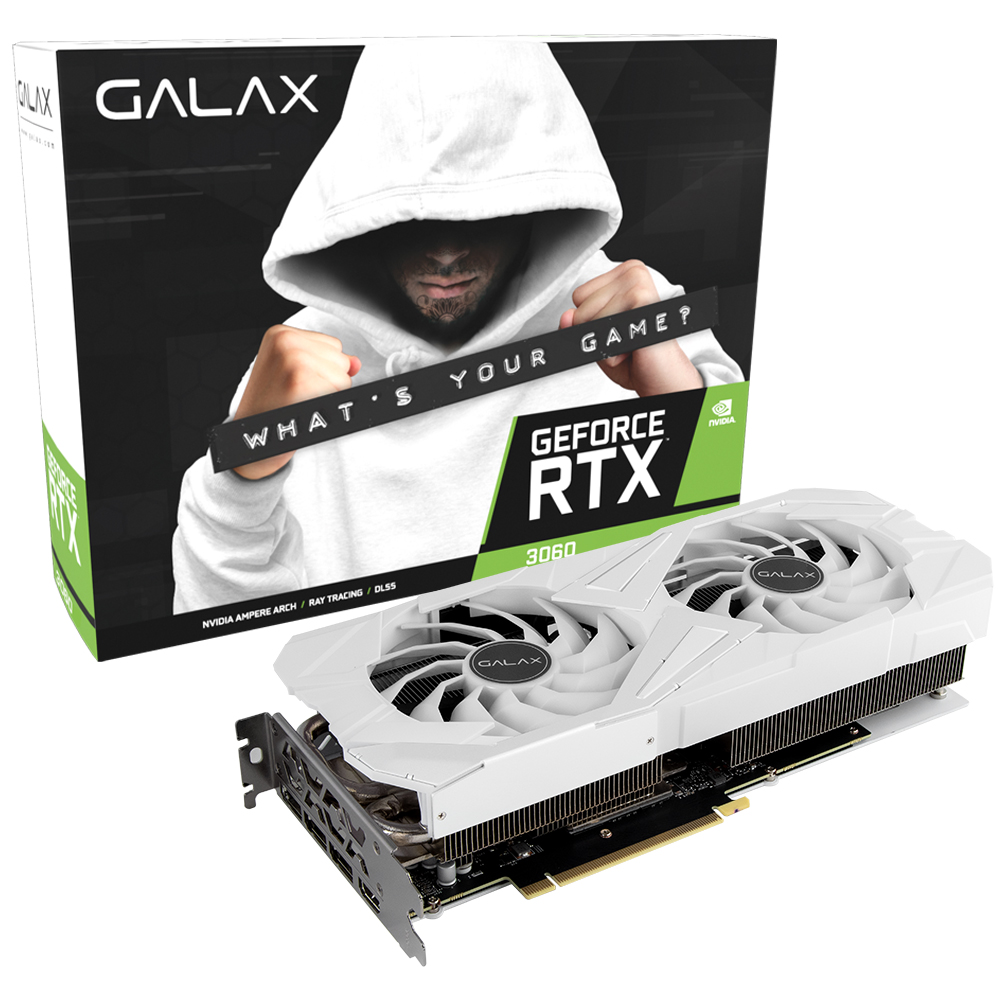 갤럭시 GALAX 지포스 RTX 3060 EX WHITE OC V2 D6 12GB_이미지