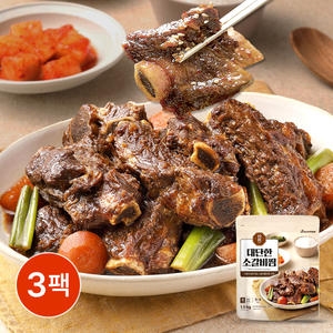 진한식품 바른 대단한 소갈비찜 1.5kg (3개)