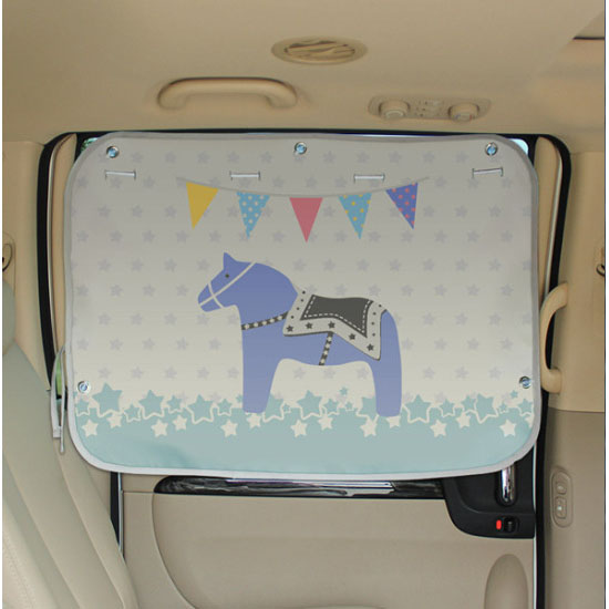 홍옥 다샵 차량 3중직 햇빛가리개 (포니퍼플)