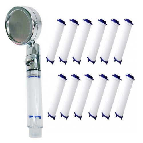 수텔라 360도 회전 온오프 마사지 정수 필터샤워기