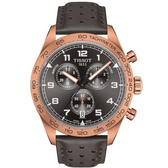 티쏘 남성가죽시계 PRS 516 크로노그래프 T131.617.36.082.00_이미지