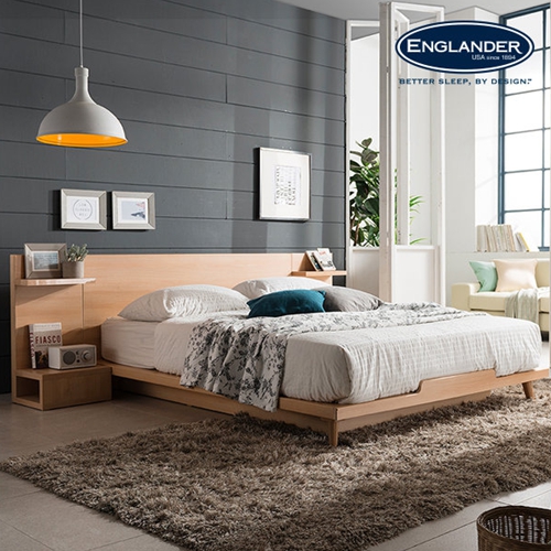잉글랜더 스미스 평상형 침대 Q (DH서포트본넬)_이미지