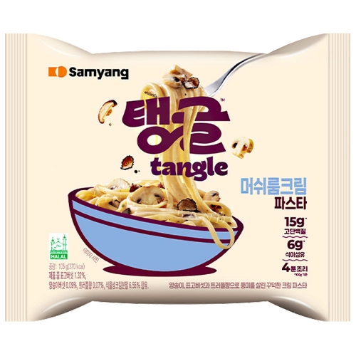 삼양식품 탱글 머쉬룸크림파스타 105g (1개)