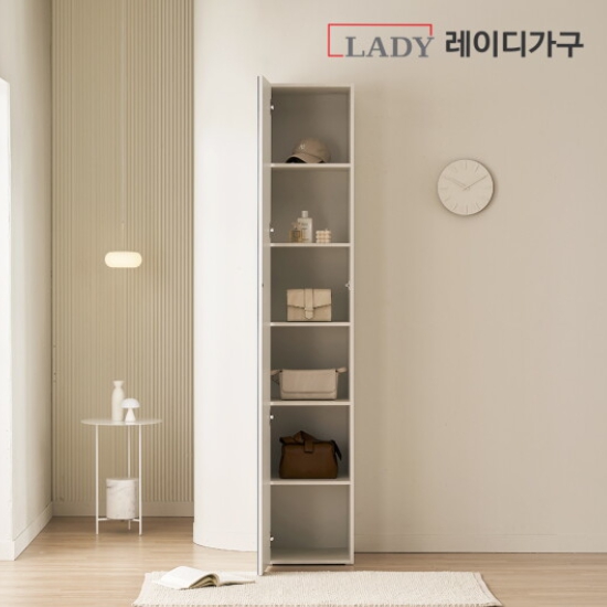 레이디가구 에어랙 철제 드레스룸 거울장 400_이미지