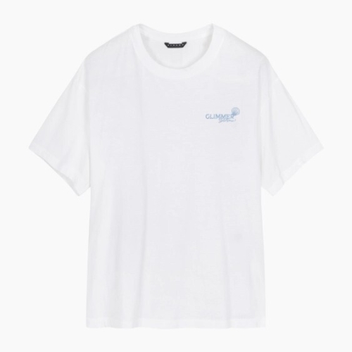 SISLEY 여성의류 글리머 백 프린트 티셔츠 SATS42531