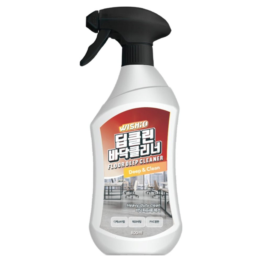 힐링클린 위시오 딥클린 바닥 클리너 800ml (1개)_이미지
