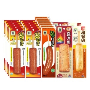 사조대림 대림냉동 숯불구이맛후랑크 10개+매콤바 2개+휠터치 6개+새참바 2개 /최종가 14360원