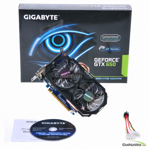 GIGABYTE ������ GTX650 Ti UD2 V2 D5 2GB WINDFORCE 2X