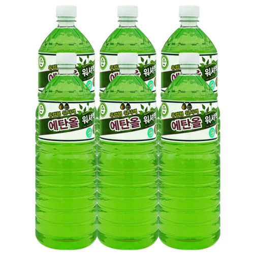 탑크린 유럽형 친환경 에탄올 워셔액 1.8L (8개)