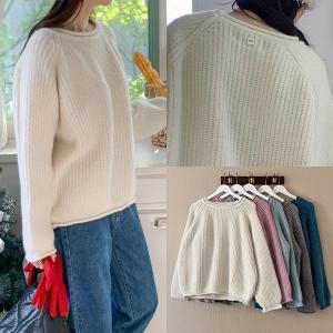 아이우먼 위쉬몰 BN 리코여리왕골니트긴팔티 T378H501 빅사이즈