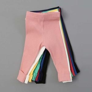 개성있는 컬러톤으로 시선집중 키즈 골지 레깅스