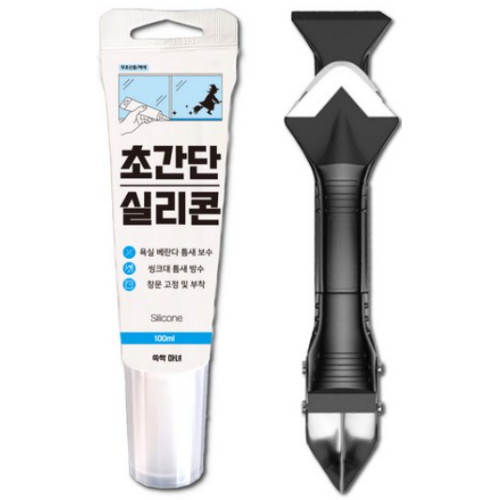 위즈브라더 쓱싹마녀 초간단 실리콘 100ml + 매직 스크래퍼 (1세트)_이미지
