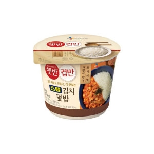 CJ제일제당 햇반 컵반 스팸김치덮밥 251g (8개)_이미지