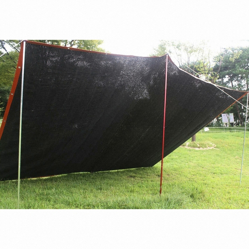 이드나인 검정 이중직 사면봉제 차광막 (3x4m)_이미지