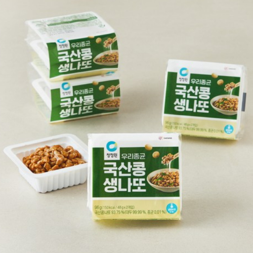 종가집 우리종균 국산콩 생나또 48g (20개)_이미지