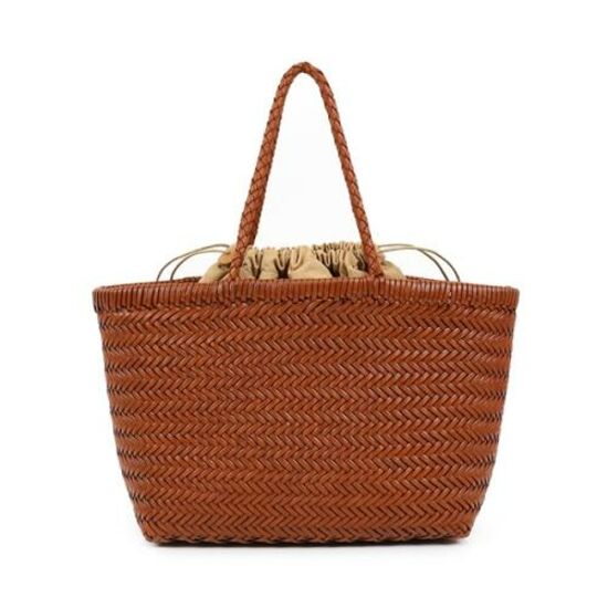 릴리 소가죽 드래곤백 바스켓백 라탄백