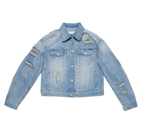 플랙 Denim Jacket 44D wshd PJOI1JK44D5_이미지