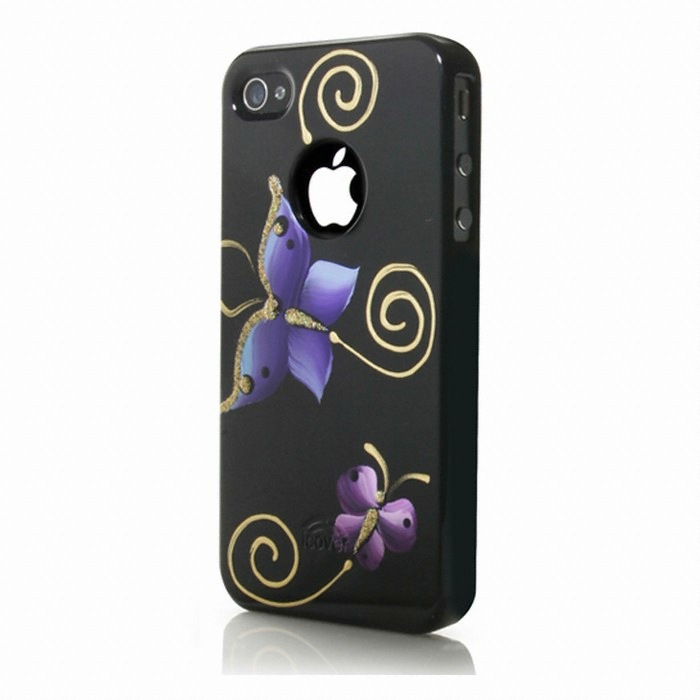 아이커버 SNAP ON HAND PRINTING BF CASE BLACK (아이폰4/4S)_이미지