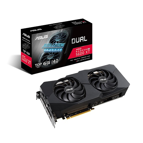 ASUS DUAL 라데온 RX 5600 XT T6G EVO D6 6GB 대원씨티에스_이미지