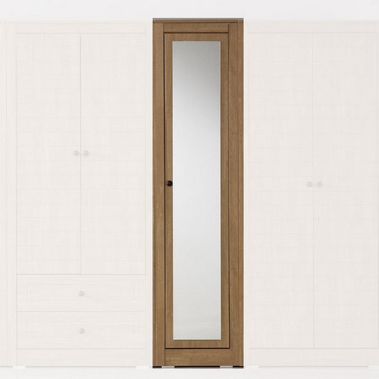 파란들 모던 반문 450 거울옷장 (46cm)