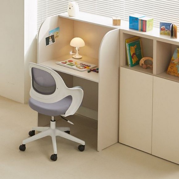 장인가구 토모 집중력 일체형 독서실 책상