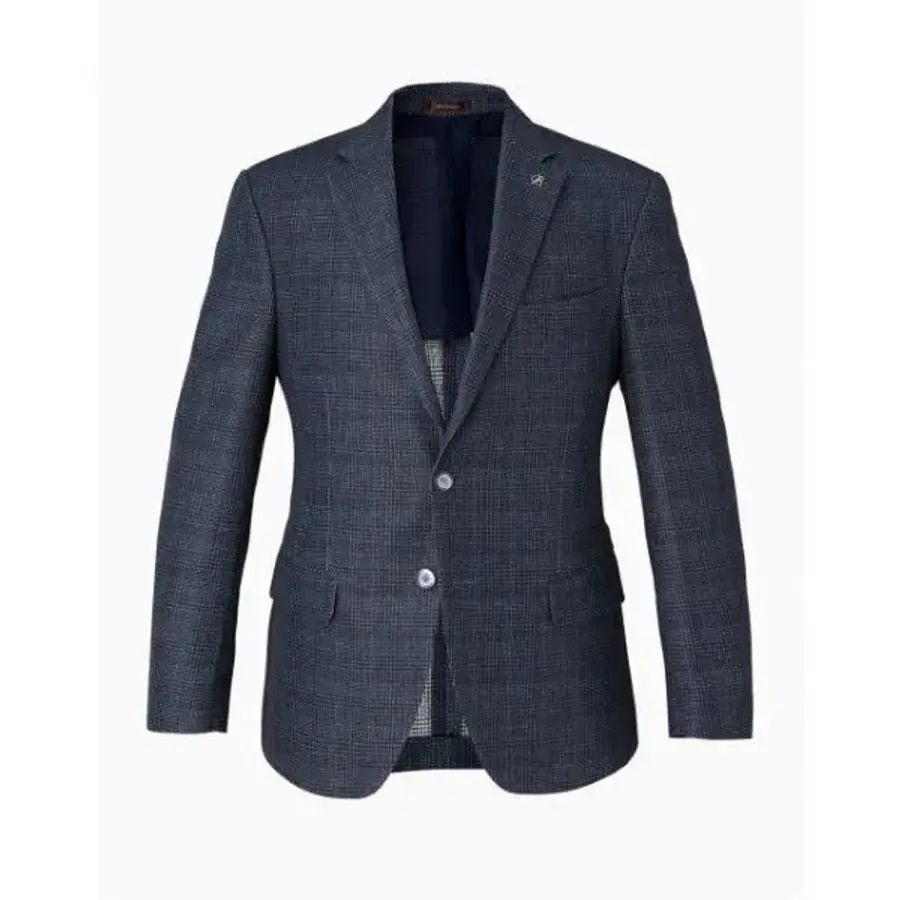 세정 인디안 바피 글랜체크 슬림핏 자켓_MFWS23312306499