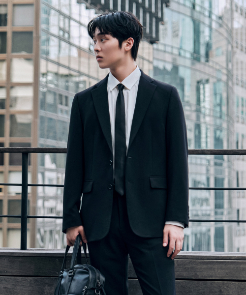 STCO 스트레치 에센셜 셋업 자켓 릴렉스핏 SEJWZ71NSB