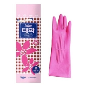 태화  고무장갑 짧은중 (중)