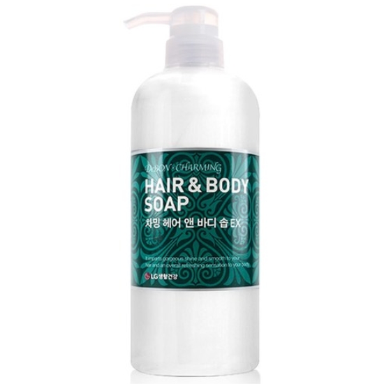 LG생활건강 드봉 차밍 헤어 앤 바디 솝 EX 730ml (12개)