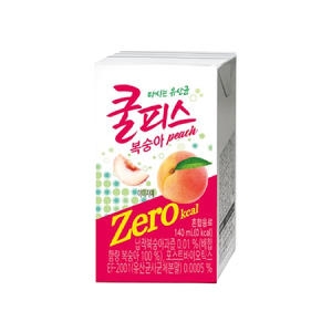 동원F&B 쿨피스 복숭아 제로 140ml (48개)_이미지