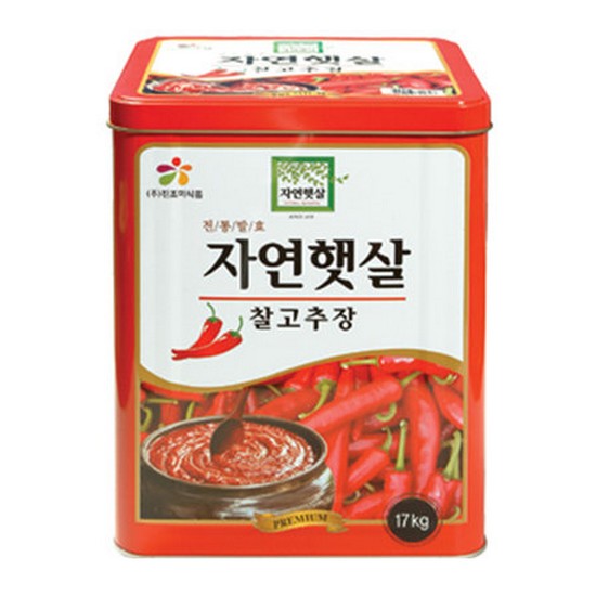 진조미식품 자연햇살 찰고추장 17KG