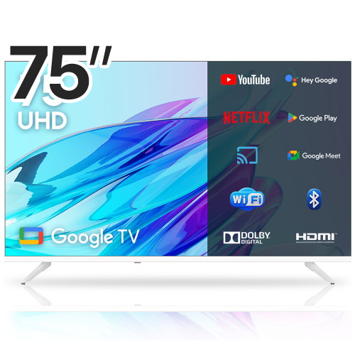 75UHD 화이트에디션 스마트 AI 구글3.0 리퍼비시
