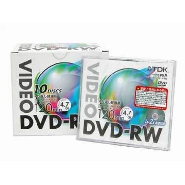 TDK DVD-RW 4.7GB 2x ��� 10��