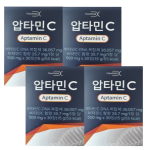 광동헬스바이오 넥스모스 압타민C 500mg 30정 (4개)