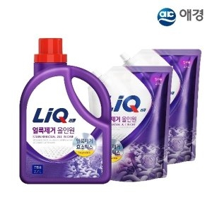 리큐 얼룩제거 올인원 드럼용 2.7L + 리필 2.1L (본품1개+리필2개)_이미지