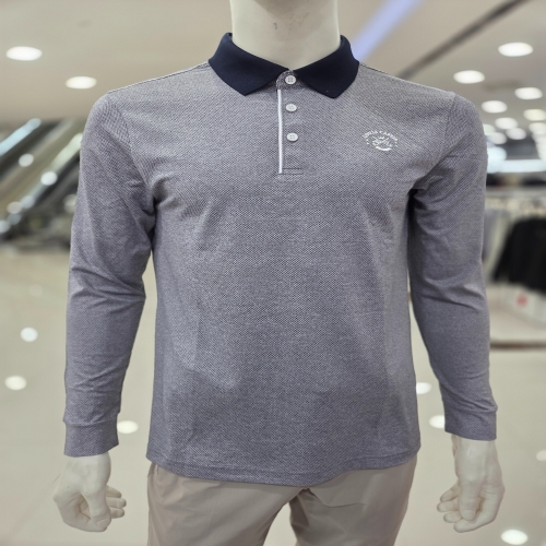 루이까스텔 남성 배색 카라티셔츠 7MOTS301_N_CA