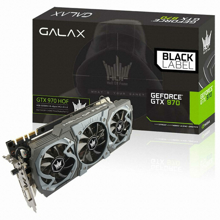 지포스 GTX970 Hall Of Fame D5 4GB BLACK LABEL