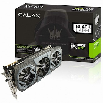 갤럭시 GALAX 지포스 <b>GTX970</b> Hall Of Fame D5 4GB BLACK LABEL