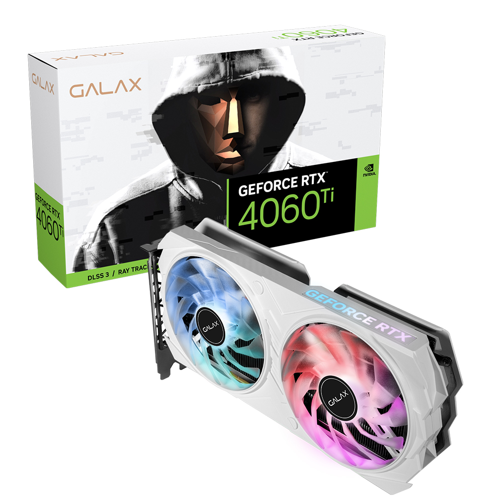 ������ GALAX ������ RTX 4060 Ti EX WHITE OC D6 8GB