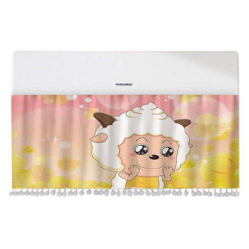 리와일딩 동심 저격 에어컨 바람막이 커튼 (90x40cm)_이미지