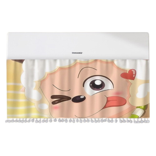 리와일딩 동심 저격 에어컨 바람막이 커튼 (90x40cm)_이미지