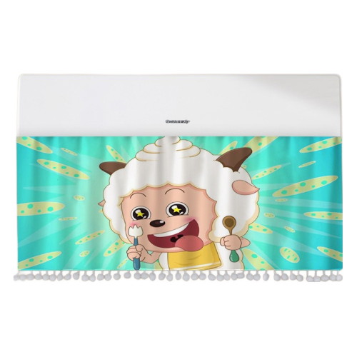 리와일딩 동심 저격 에어컨 바람막이 커튼 (90x40cm)_이미지