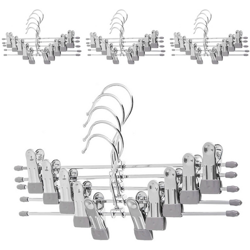 코멧 코멧 홈 논슬립 코팅 회전형 치마바지걸이 20개 (20개)_이미지