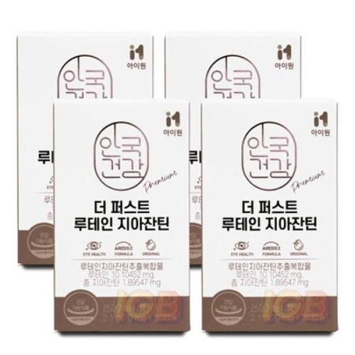 안국건강 더퍼스트 루테인지아잔틴 70mg 30캡슐 (4개)