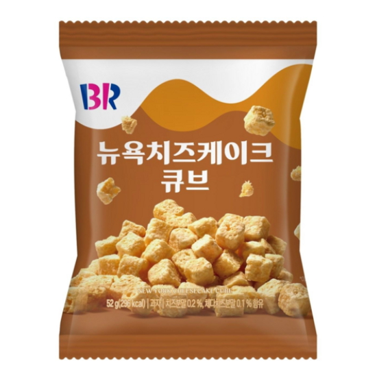 배스킨라빈스 뉴욕치즈케이크 큐브 52g (2개)