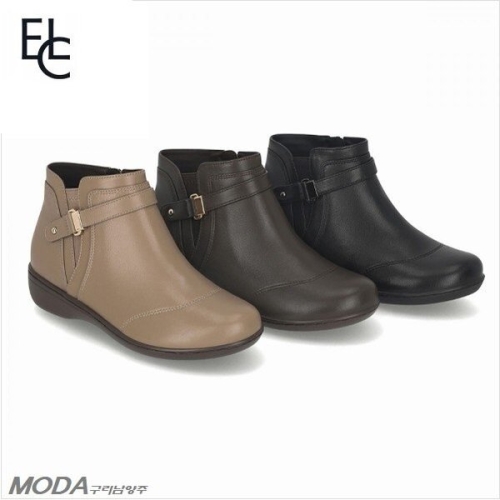 경량 쿠션 기모 여성 앵클부츠 1XWA28XD_GN